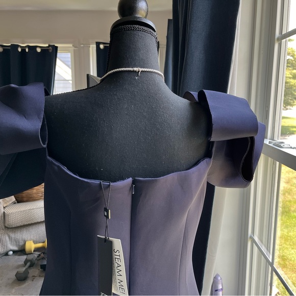 BADGLEY MISCHKA blue size 12 new with tags great mother of the bride dress - Picture 9 of 11